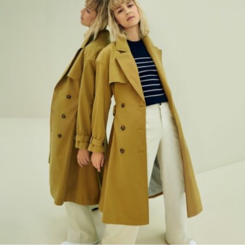 Nili Lotan for target Women's Tan Trench Coat xs